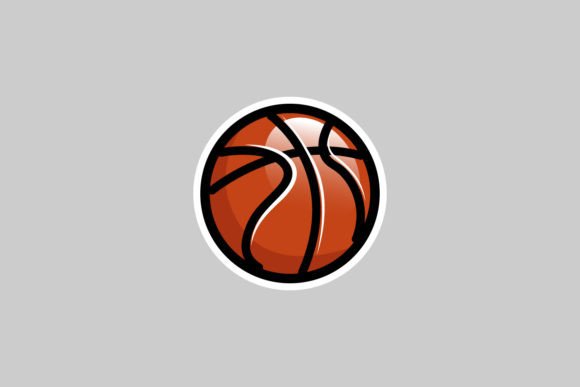 Basketball Sport Sticker Vector Design Review