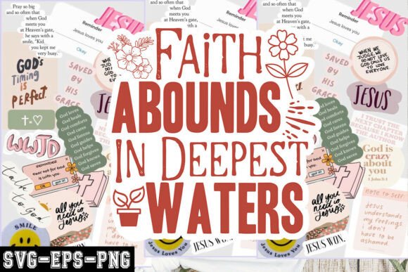 Faith Abounds in Deepest Waters SVG Review
