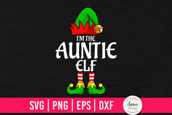 I m the Auntie Elf Funny Christmas Design Review