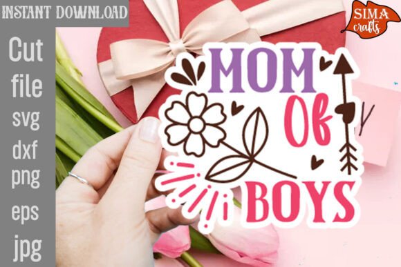 Mom of Boys SVG Cut File: A Designer's Review
