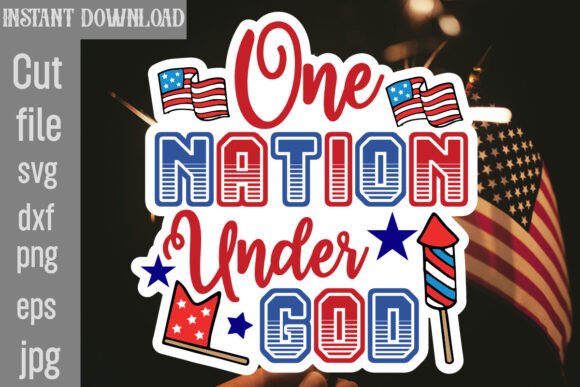 One Nation Under God SVG Cut File Review