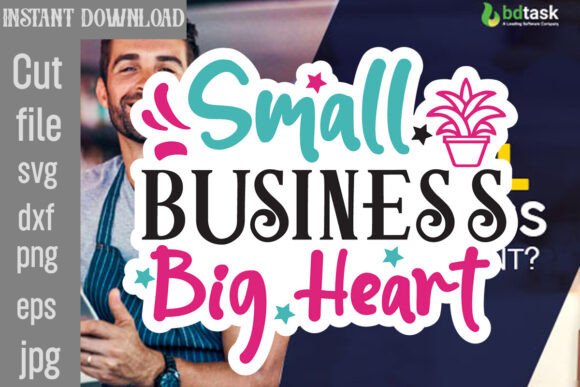 Small Business Big Heart SVG Cut File Review