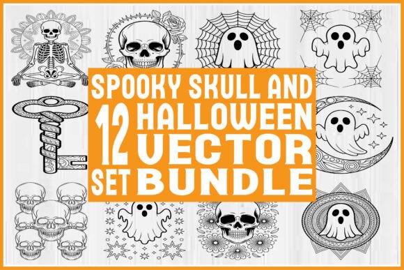 Spooky Skull Halloween Vector Set: A Designer's Reality Check